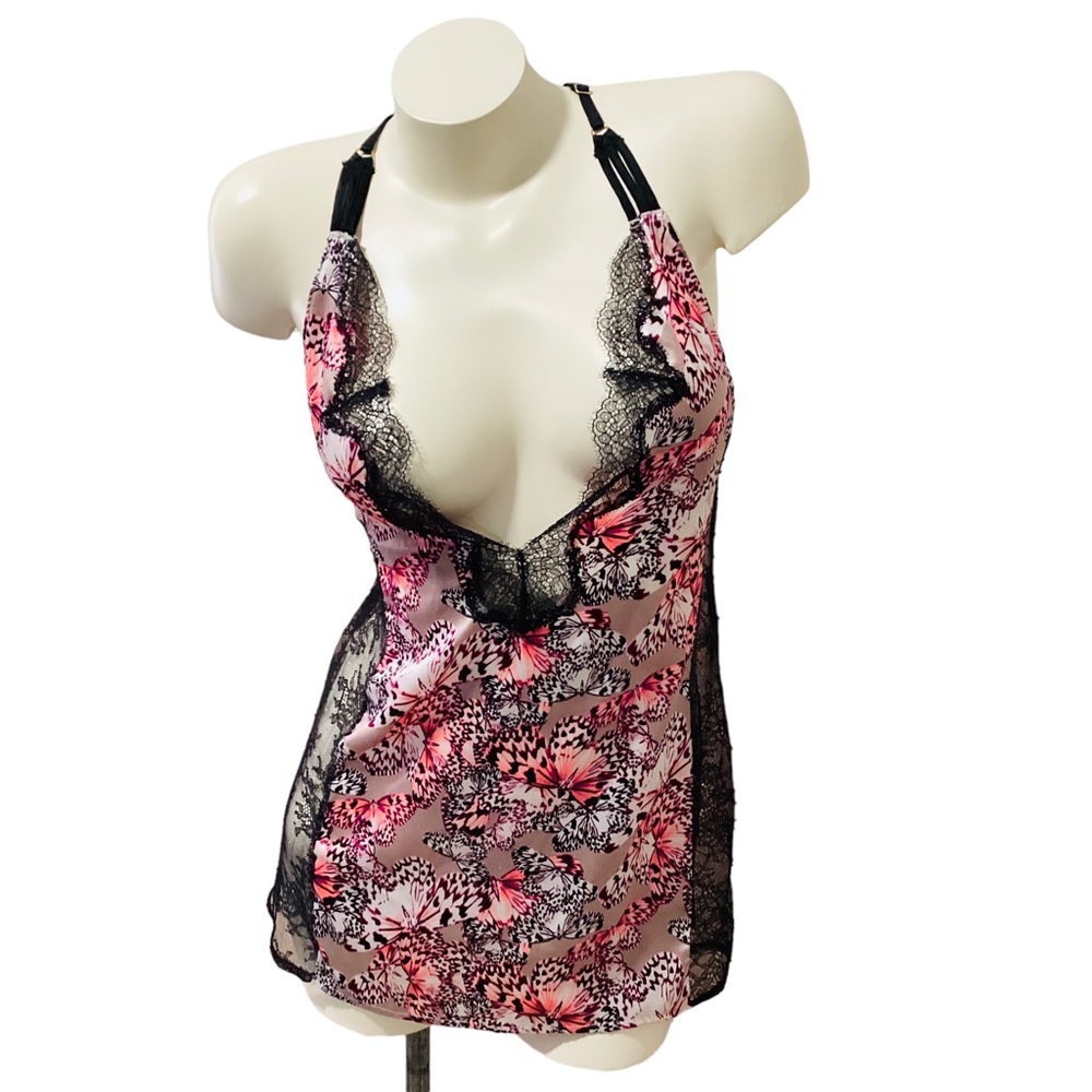 Victoria's Secret Sexy Lingerie Babydoll, Teddy, Butterfly Lace Gown Small